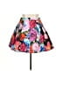 B. Darlin 100% Polyester Floral Pink Black Casual Skirt Size 15 - 16 - photo 2