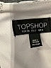 Topshop 100% Polyester Silver Cocktail Dress Size 2 - photo 7