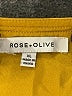 Rose + Olive Yellow Short Sleeve Blouse Size XL - photo 7
