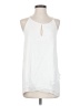 T Tahari 100% Polyester White Sleeveless Blouse Size S - photo 1
