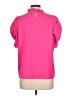 Unbranded 100% Polyester Pink Short Sleeve Blouse Size L - photo 2