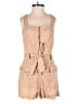 A.L.C. 100% Linen Solid Tan Romper Size 0 - photo 1