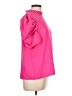 Unbranded 100% Polyester Pink Short Sleeve Blouse Size L - photo 4