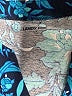 Lands' End 100% Baumwolle Tropical Floral Blue Cocktail Dress Size S - photo 7