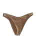 Devon Windsor Metallic Gold Swimsuit Bottoms Size M - photo 1