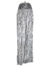 Assorted Brands 100% Nylon Print Silver Casual Pants Size XXS (estimated) - photo 1
