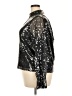 1.State Metallic Silver Long Sleeve Blouse Size XXL - photo 5