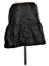 ALLSAINTS 100% Leather Solid Black Leather Skirt Size 4 - photo 2