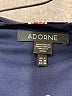 Adorne Print Blue Cocktail Dress Size 6 - photo 7
