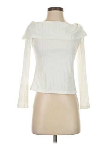 Papaya Long Sleeve Top (view 1)