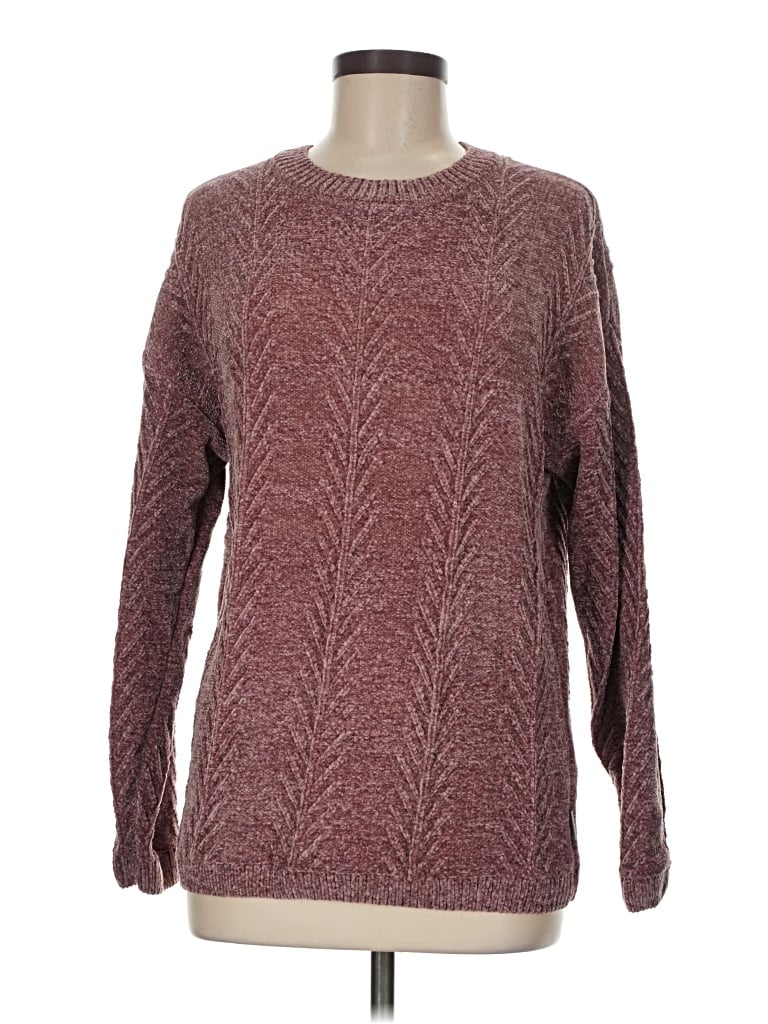Pre-owned Orvis Pullover Sweater In Burgundy