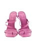Black Suede Studio Pink Sandals Size EU 37 1/2 - photo 2