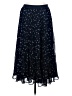 Halogen 100% Polyester Polka Dots Blue Formal Skirt Size M - photo 1