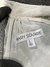 Mary Square 100% Polyamide Ivory Long Sleeve Blouse Size L - photo 7