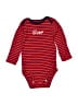 Carter's 100% Cotton Stripes Red Long Sleeve Onesie 9-12 MO / 12 MO - photo 1