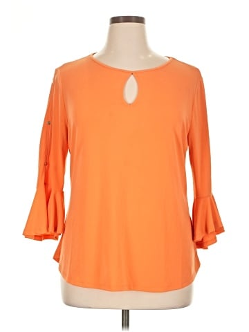 7th Avenue Design Studio New York & Company 3/4 Sleeve Top (view 1)