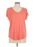 Green Envelope Orange Short Sleeve Top Size M - photo 1