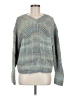 Club Monaco Metallic Blue Pullover Sweater Size M - photo 1