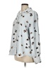 Ann Taylor Gray Long Sleeve Blouse Size L - photo 2