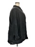 J.Jill Solid Black 3/4 Sleeve Button-Down Shirt Size 3X - photo 4