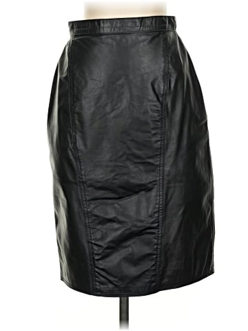 WINLIT Faux Leather Skirt (view 1)