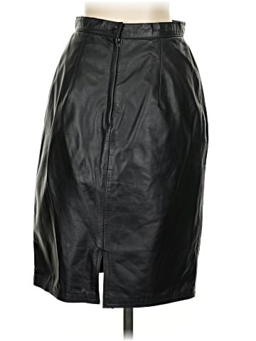 WINLIT Faux Leather Skirt (view 2)