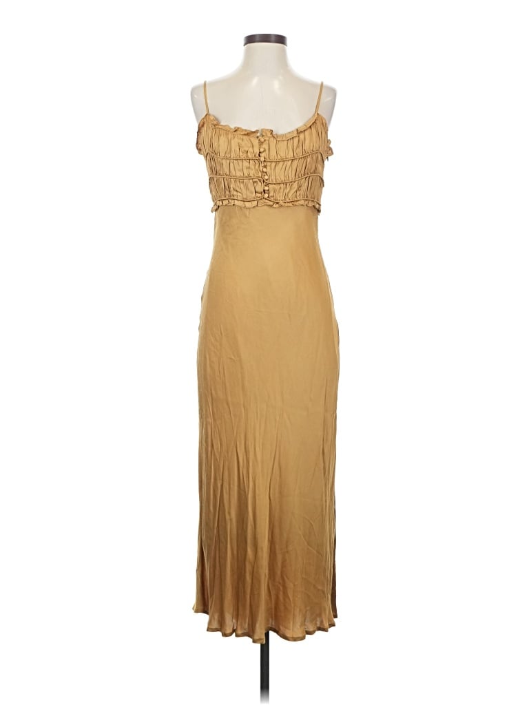 Pre-owned Astr Cocktail Dress In Brown