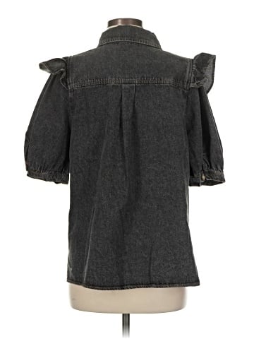 Jacquie The Label 3/4 Sleeve Button-Down Shirt (view 2)