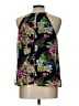 Collective Concepts 100% Polyester Black Sleeveless Blouse Size L - photo 2