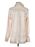 BTFBM Animal Print Ivory Long Sleeve Blouse Size S - photo 2