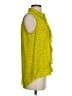 CAbi 100% Polyester Green Sleeveless Blouse Size S - photo 4