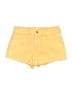 Universal Thread Yellow Denim Shorts Size 0 - photo 1