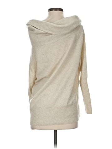 Aqua Cashmere Pullover Sweater (view 2)