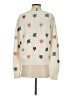 Maje Hearts Ivory Pullover Sweater Size Sm (1) - photo 2