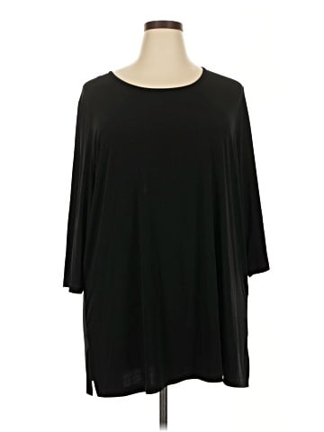 Ulla Popken 3/4 Sleeve Top (view 1)