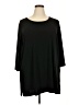 Ulla Popken Black 3/4 Sleeve Top Size 24 - 26 - photo 1