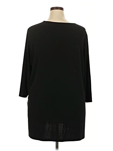 Ulla Popken 3/4 Sleeve Top (view 2)