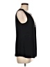 Banana Republic 100% Polyester Black Sleeveless Blouse Size 8 - photo 4