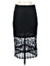 ANGL 100% Polyester Black Formal Skirt Size M - photo 1