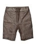retrofête 100% Leather Brown Leather Shorts Size S - photo 1