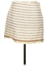 Boston Proper Tweed Multi Color Ivory Casual Skirt Size 4 - photo 1