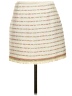 Boston Proper Tweed Multi Color Ivory Casual Skirt Size 4 - photo 2