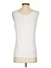 Unbranded White Sleeveless T-Shirt Size 4 - photo 2