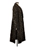 Leith Animal Print Brown Coat Size M - photo 4