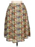 Peppermint 100% Polyester Floral Green Casual Skirt Size L - photo 1