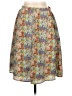 Peppermint 100% Polyester Floral Green Casual Skirt Size L - photo 2