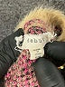 Debut Animal Print Pink Pullover Sweater Size S - photo 7