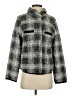 Dylan Houndstooth Gray Faux Fur Jacket Size S - photo 1