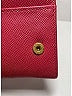 Prada 100% Leather Pink Red  Leather Flap Continental Wallet One size - photo 6