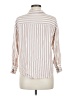 MNG Stripes Ivory Long Sleeve Blouse Size 4 - photo 2